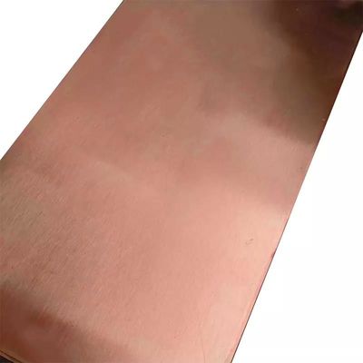 C11000 C10200 C17200 Polished Flat Copper Plate 1-12m